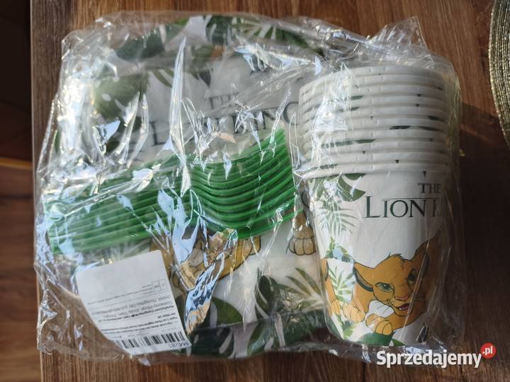 nowy papierowy zestaw urodzinowy 10 osób z Sandomierz