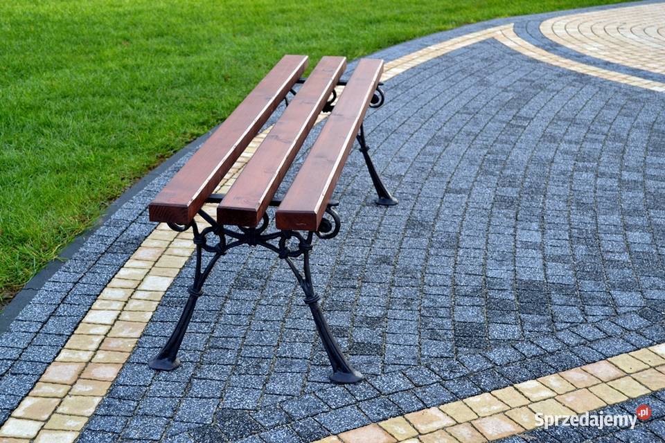Ławka Parkowa Ogrodowa bez oparcia Miejska