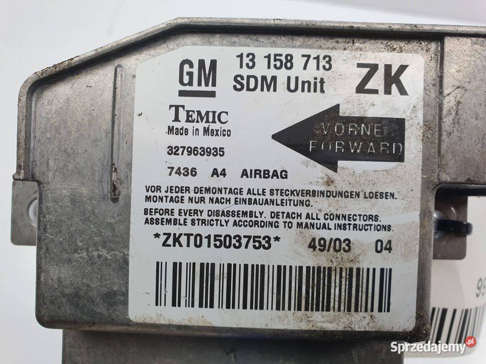 MODUŁ OPEL MERIVA A 13158713 Lipno