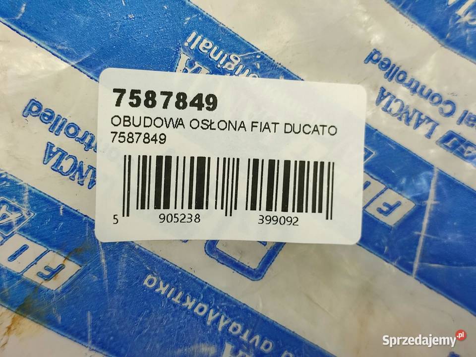 OBUDOWA OSŁONA POD MASKĘ FIAT DUCATO 19901994 osobowe lubelskie