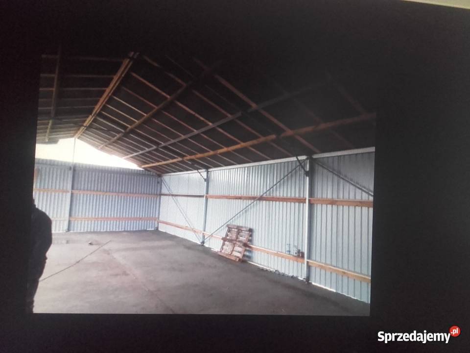 Hala magazynowa Dach blacha boki plandeka sprzedam