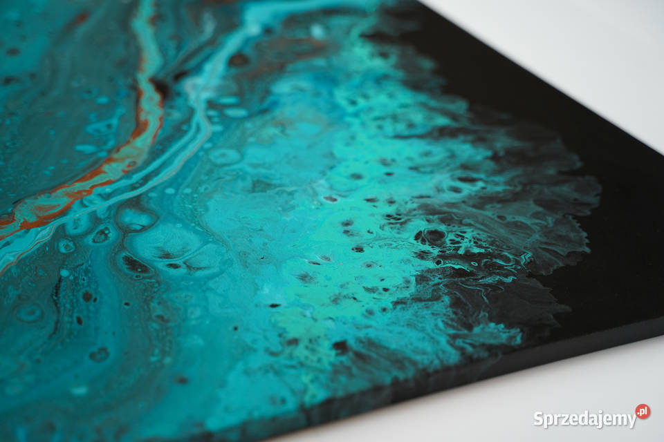 Duży abstrakcyjny obraz Mgławica nieskończoności Warszawa