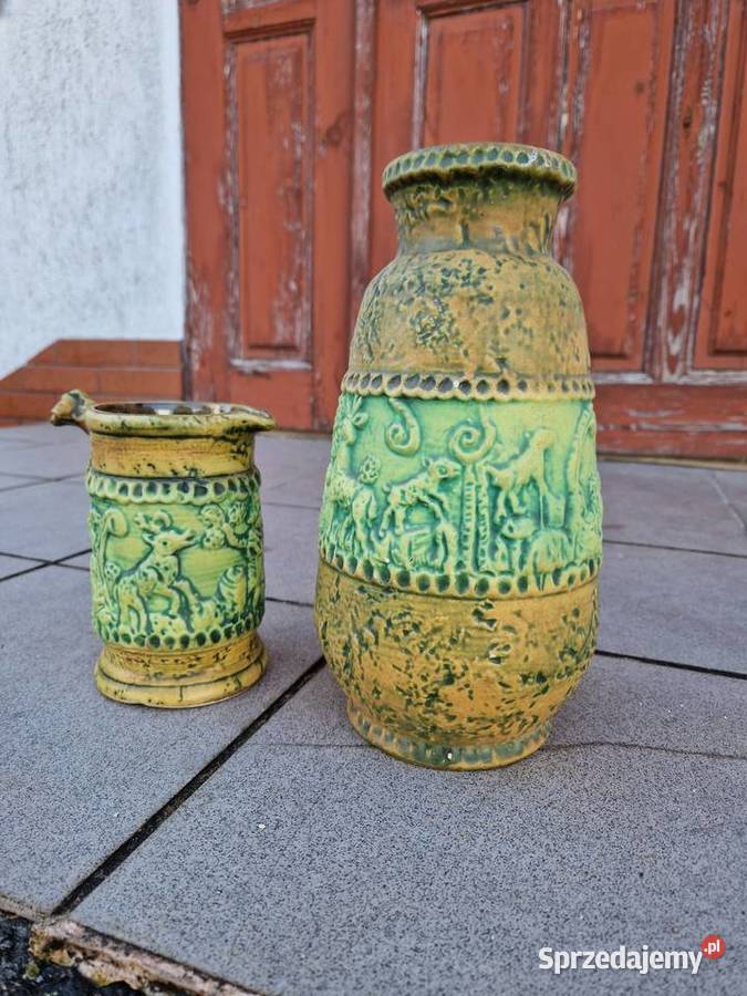 Stare antyczny komplet dzbanek flakon zachodniopomorskie Szczecinek