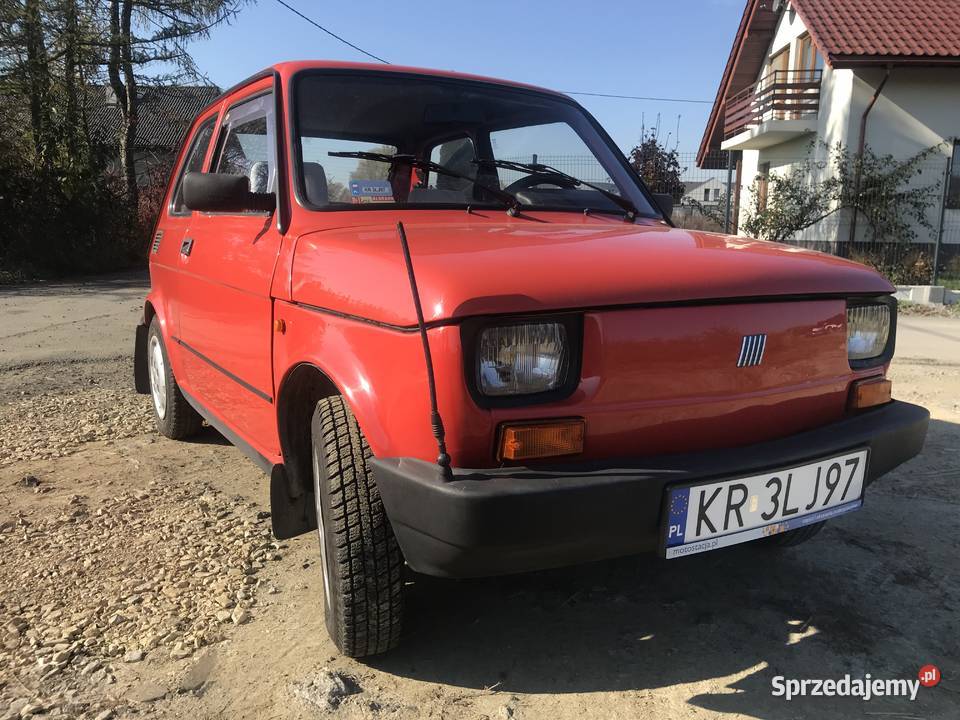 Fiat 126p Elegant, czerwony, stan BDB, Kraków Sprzedajemy.pl