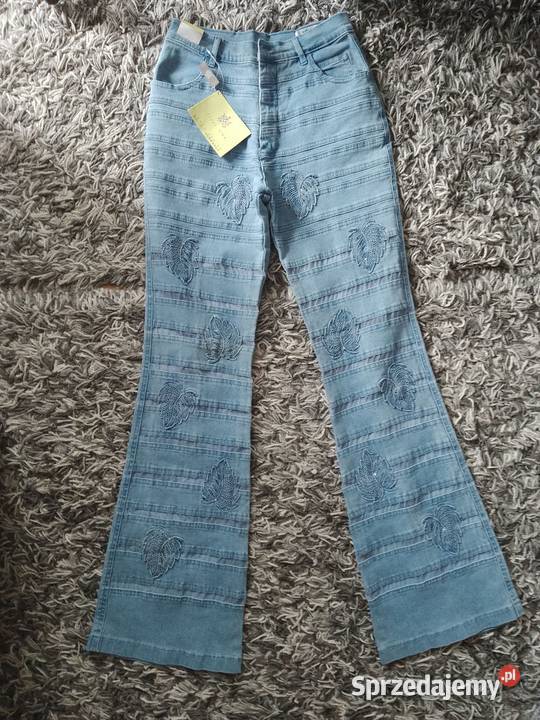 Świetne jeansy elastyczne niebieski Chrzanów sprzedam