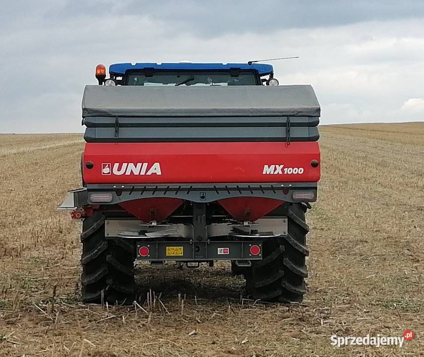 Dwutarczowy Rozsiewacz Nawozów UNIA MX 1000L nieuszkodzony mazowieckie Sokołów Podlaski sprzedam
