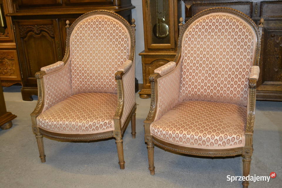 fotele kawowe Berżera orzech Będzin