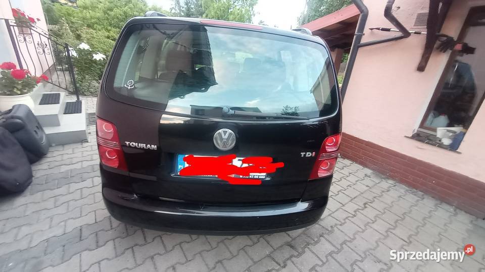 Śliczny VW Touran 7 osobowy zamiana wspomaganie kierownicy Touran Paczków sprzedam