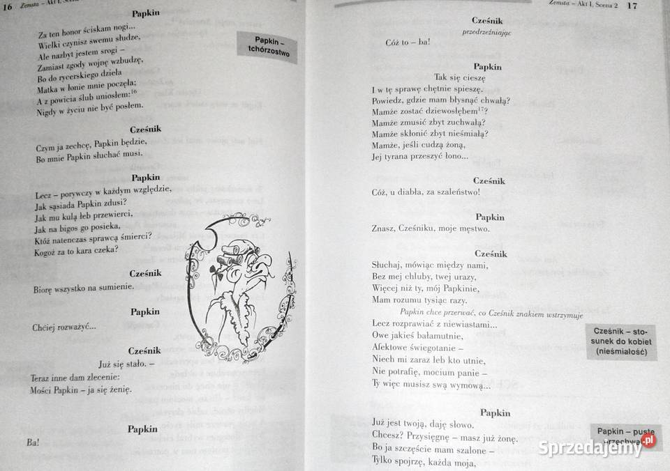 Zemsta Wydanie z opracowaniem Aleksander Fredro lubelskie Chełm