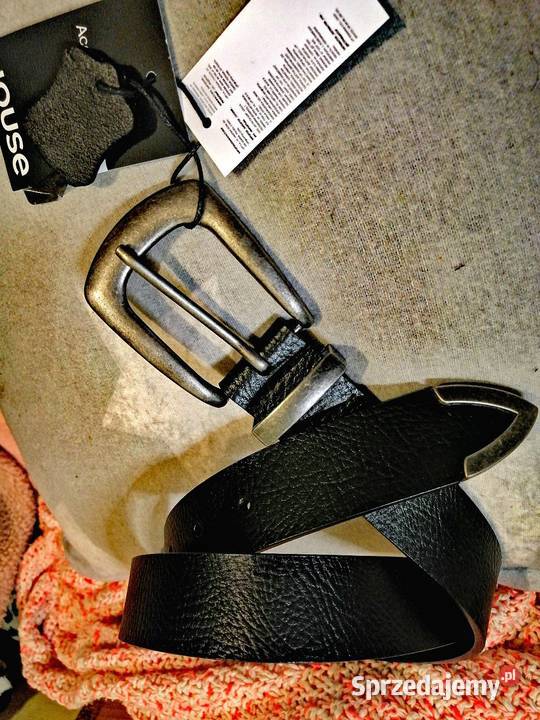 Piękny SkÓRZANY pasek SkÓRA NAtURALNA S unisex