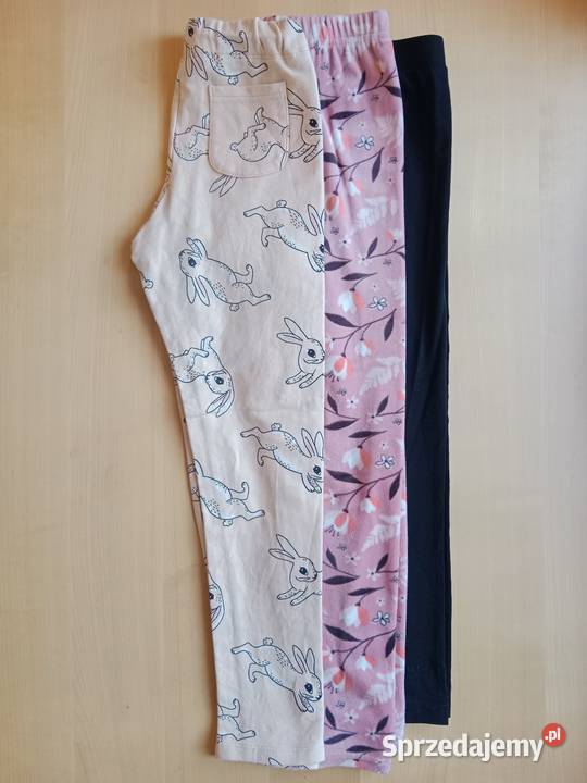 Leginsy zestaw rozmiar 128 dziewczynka Poznań