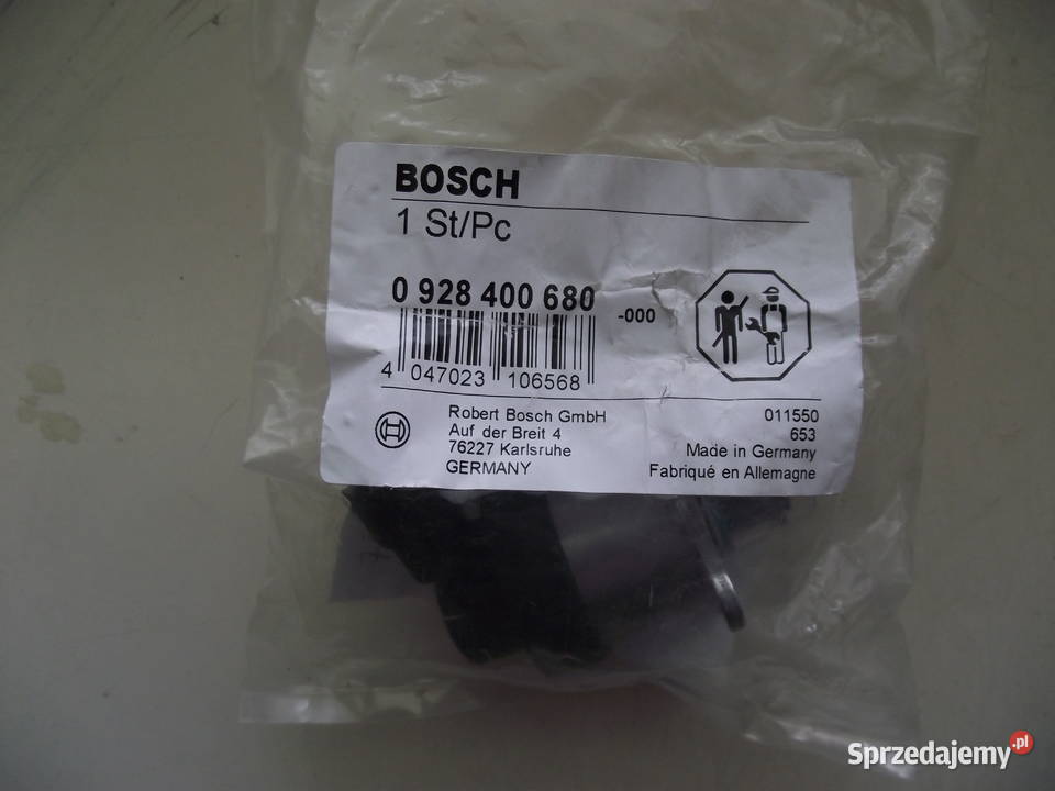 zawór regulacji ciśnienia 0 928 400 680 Bosch osobowe Regulatory ciśnienia paliwa łódzkie Lutomiersk