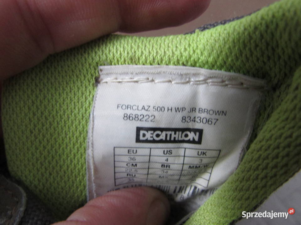 buty Quechua 36 Forclaz 500 Junior trekkingowe Kraków
