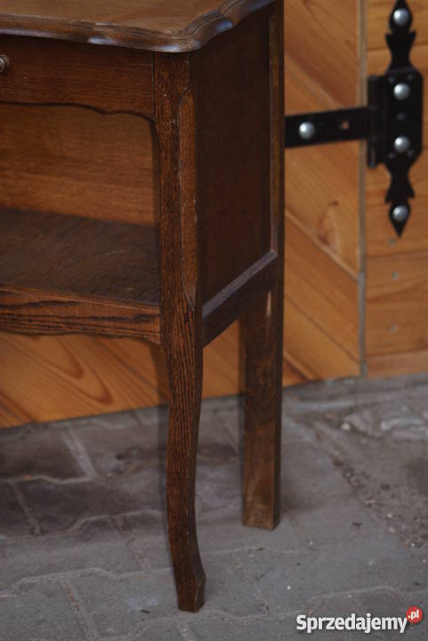 Drewniana komódka szafka stolik nocny styl mazowieckie Warszawa
