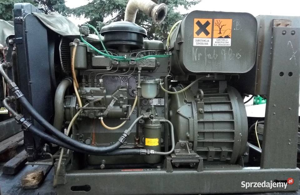 Agregat PAD20 20kW 25kVA wojskowy Skierniewice