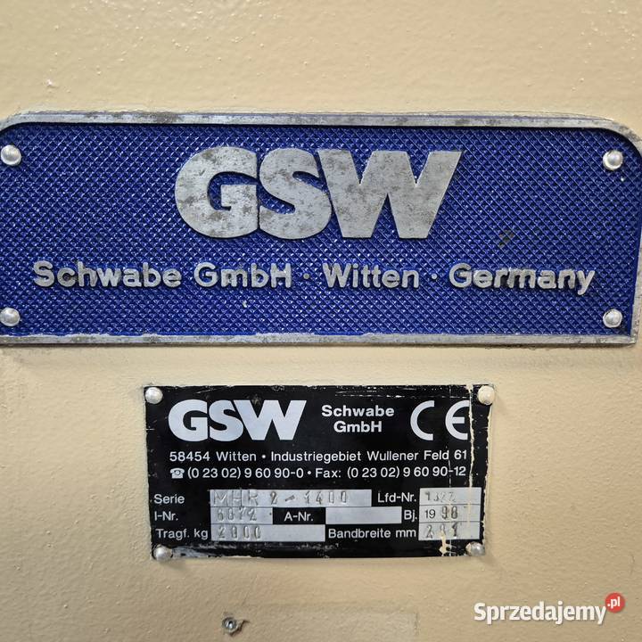 Rozwijak Odwijak do balchytaśmy z napędem GSW Biznes i Przemysł