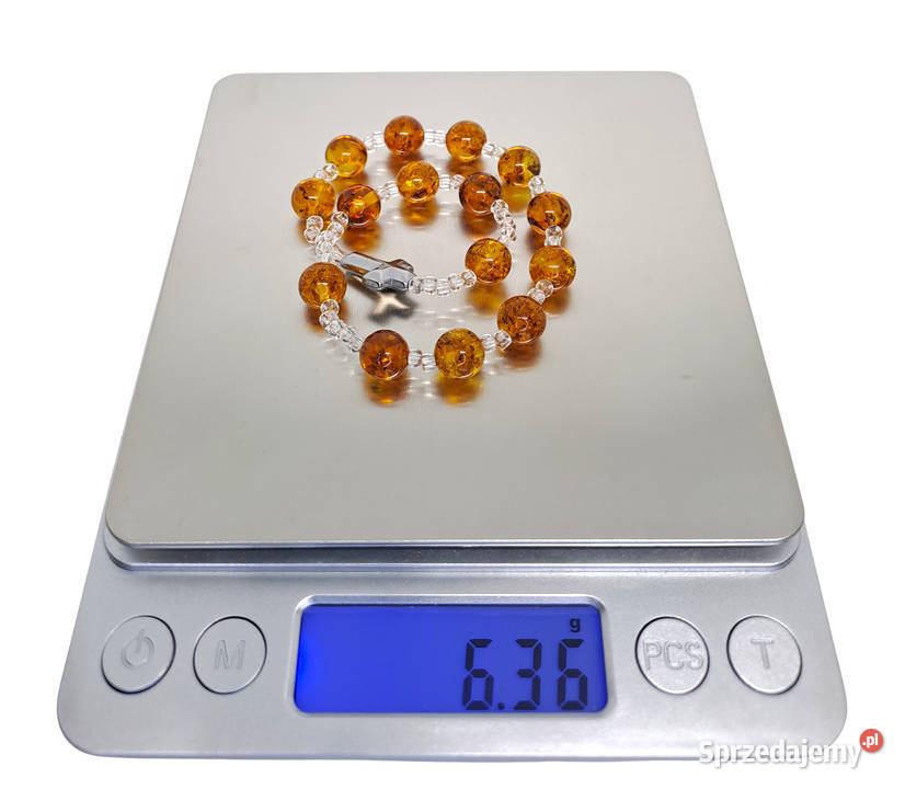 Bransoletka różaniec dziesiątka różańca BURSZTYN Warszawa