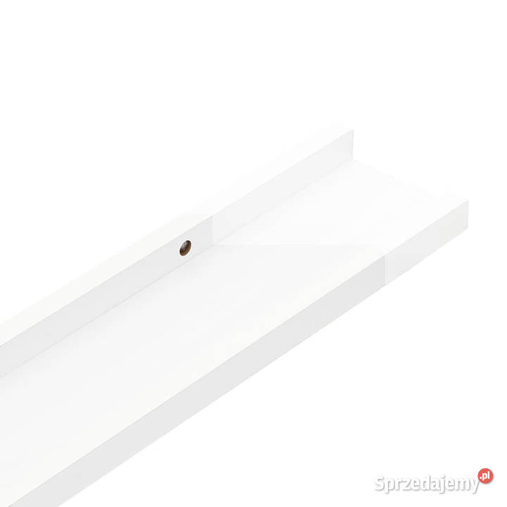 Półki ścienne 4 wysoki połysk białe 40x9x3 Warszawa sprzedam