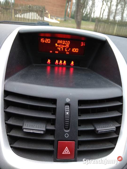 Wyświetlacz peugeot 207 Układ elektryczny Suchowola