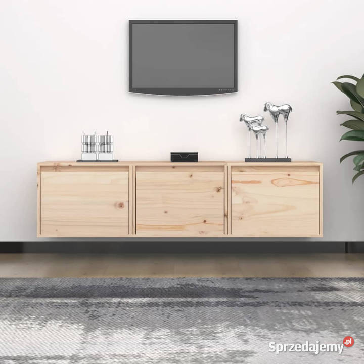 Szafki pod TV 3 lite drewno sosnowe WM3100124