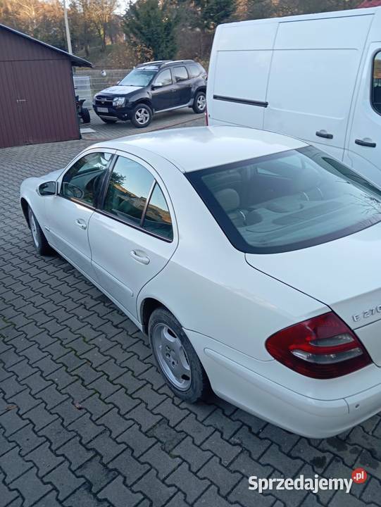 Mercedes W211 Biały 27 do jazdy Krynica-Zdrój