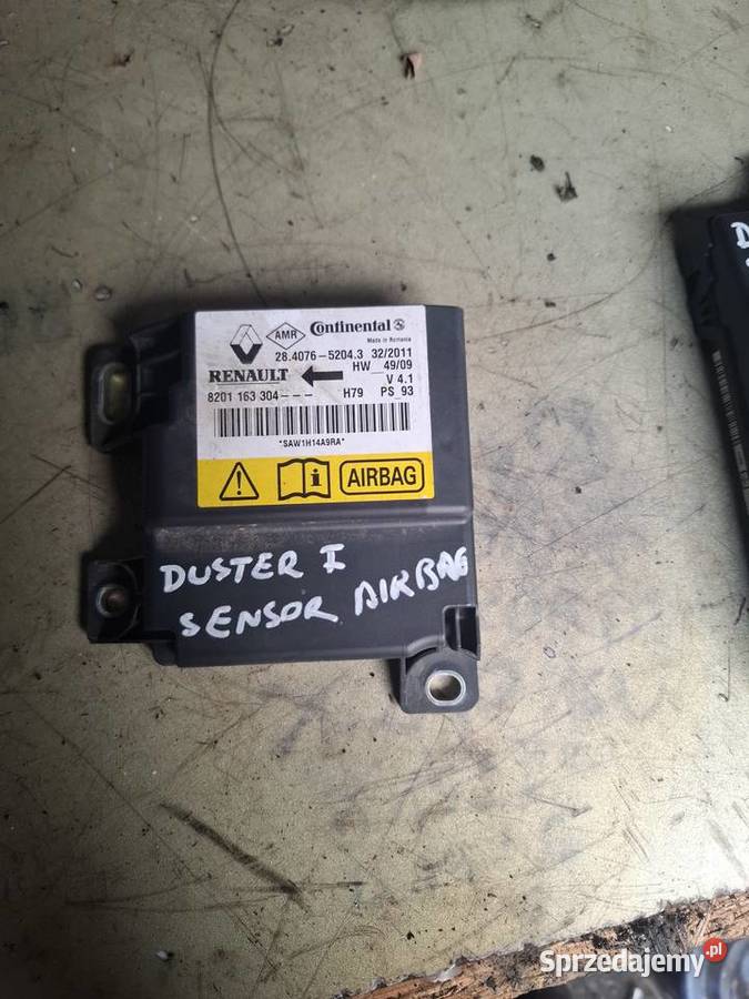 DACIA DUSTER I sensor airbag 8201163304 Kielce