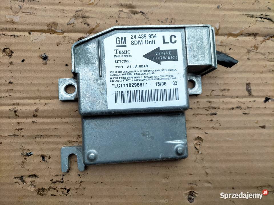 OPEL CORSA C 24439954 MODUŁ STEROWNIK SENSOR