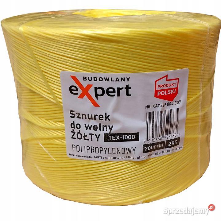 Sznurek do wełny mineralnej polipropylenowy