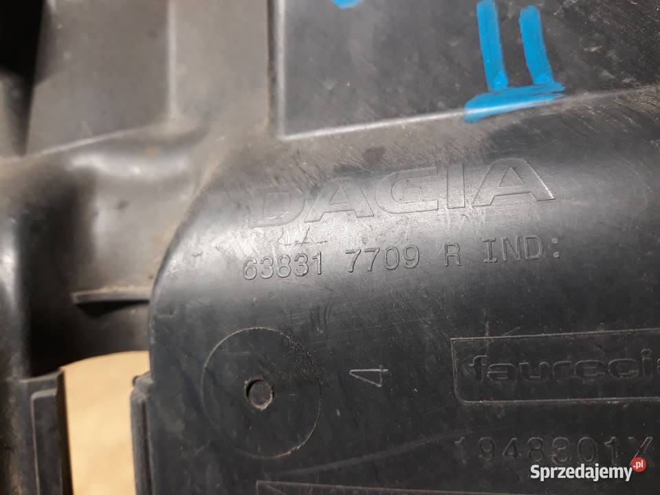 DACIA DUSTER II NADOLE OSŁONA PODŁUŻNICY LEWA nadkola Międzychód