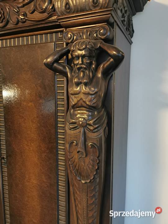 Prestiżowa neorenesansowa biblioteka z figurami Wrocław