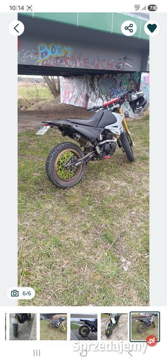SuperMoto Sachs 125ccm mazowieckie Warszawa