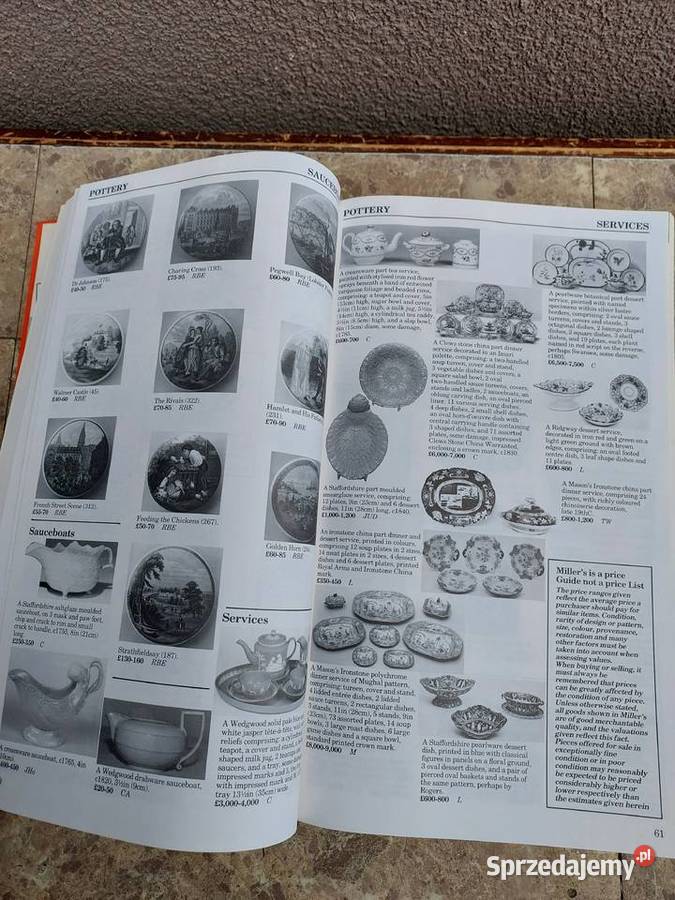 Stara książka katalog Millers Antiques Guide Tczew