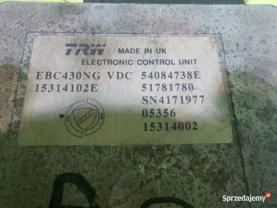 ALFA ROMEO 159 22 JTS 05r 4D pompa ABS 54084738E osobowe Suków