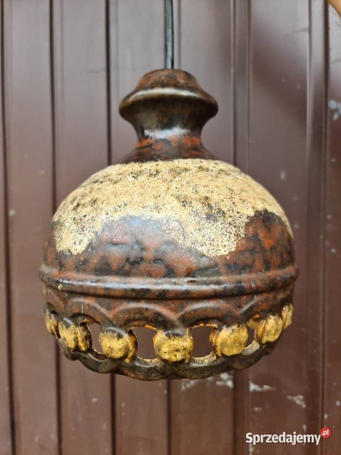 Komplet 5 sztuk lamp ceramicznych wiszących Lampy wiszące Jasło