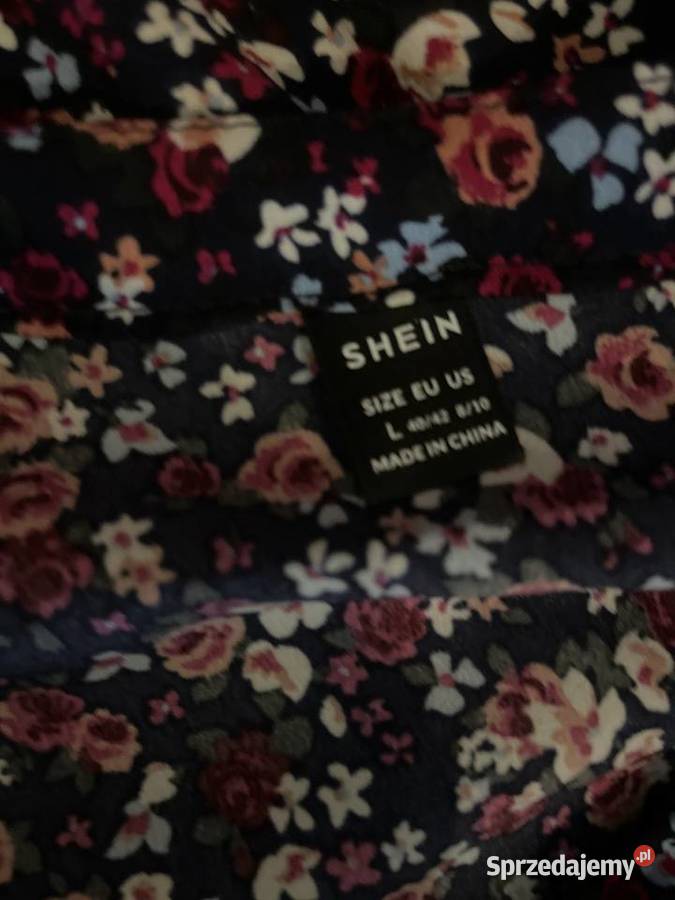 Shein bluzka modny wzór hit blog 4042 Bluzki i koszule Choszczno