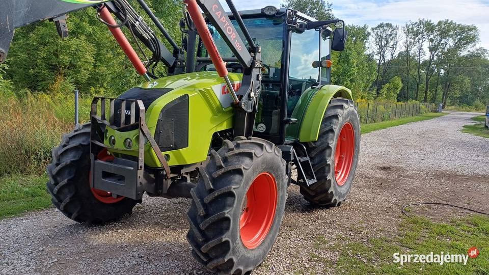 Claas Axos 320 z ładowaczem czołowym Faucheux Siedlce