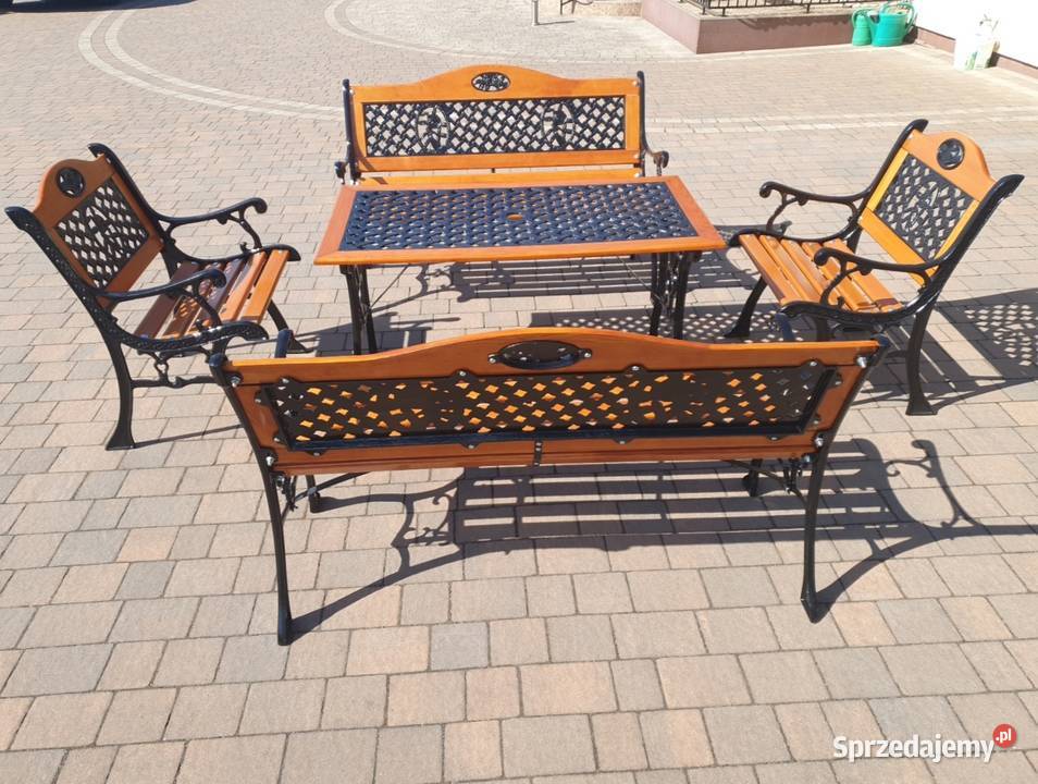 Meble ogrodowe żeliwne inny kolor Zgierz