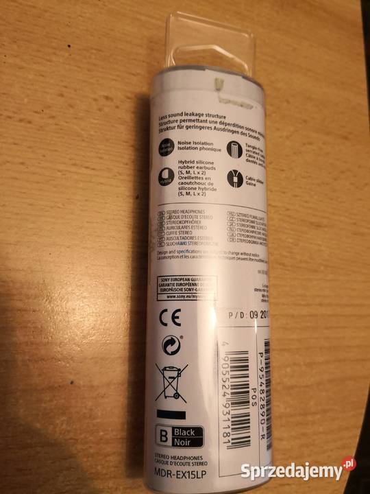 Słuchawki Sony MDREX15LP Głubczyce sprzedam