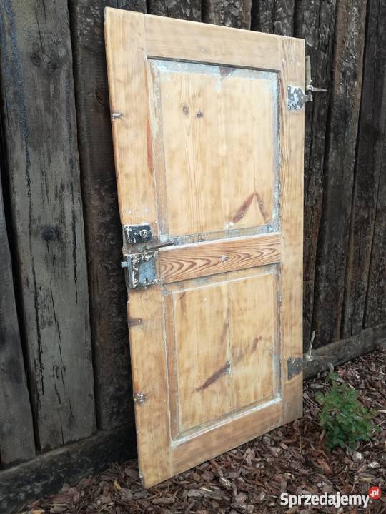 Stare oczyszczone drzwi drewniane Jarocin