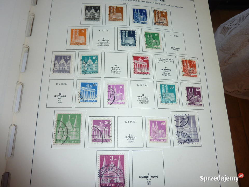 SCHAUBEK znaczki NIEMCY Deutsche Raich Bukowno sprzedam