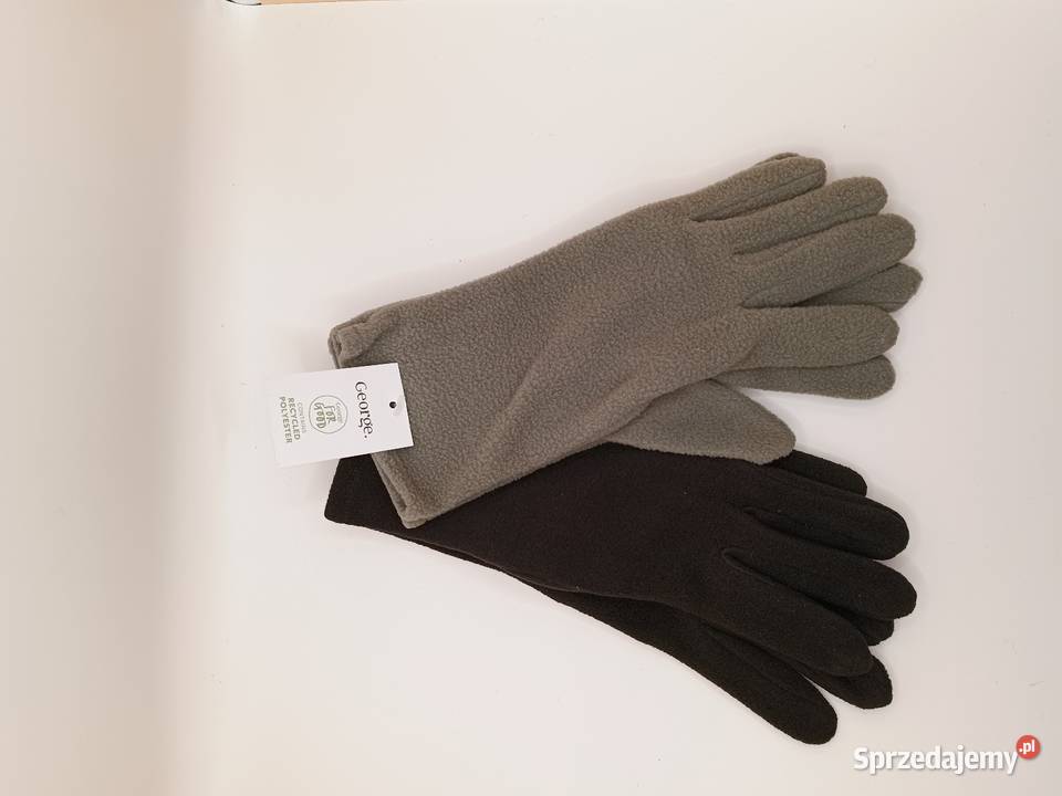 Rękawiczki polarowe GEORGE 2pak One size Ciepłe Gdynia