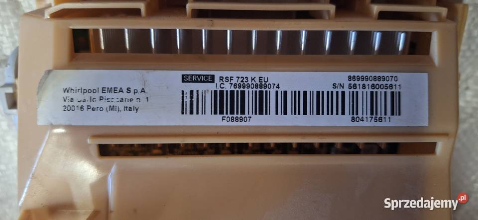 Moduł Sterujący Pralki WhirlpoolIndesit Przodkowo
