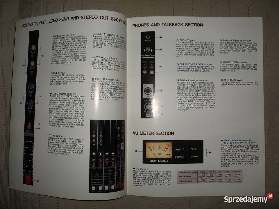 Yamaha MC Series Mixing Consoles 1204 1604 2404 pomorskie Kępice