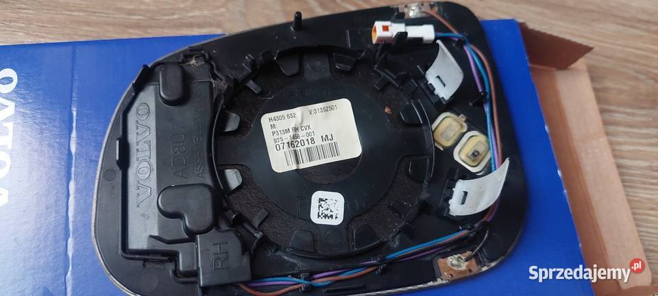 Wkład lustra S60 V60 fotochrom Części samochodowe Reda