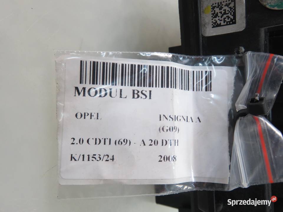 BSI OPEL INSIGNIA A 20 CDTI A 20 DTH 13275881 osobowe
