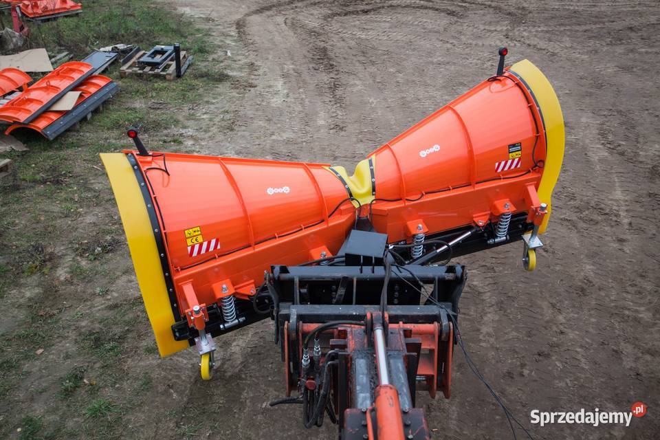 Pług śnieżny ATMP 26 m strzałkowy hydrauliczny Łódź