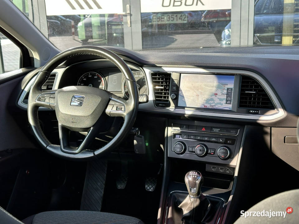 Seat Leon 1Ręka Navi Grzane fotele Czujniki aluminiowe felgi Kąty Opolskie sprzedam