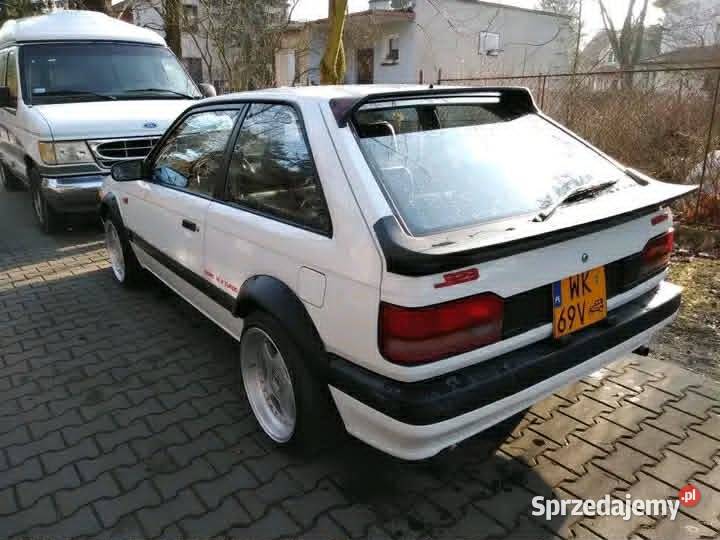 MAZDA 323 Turbo 16 16V FWD Żółte Tablice