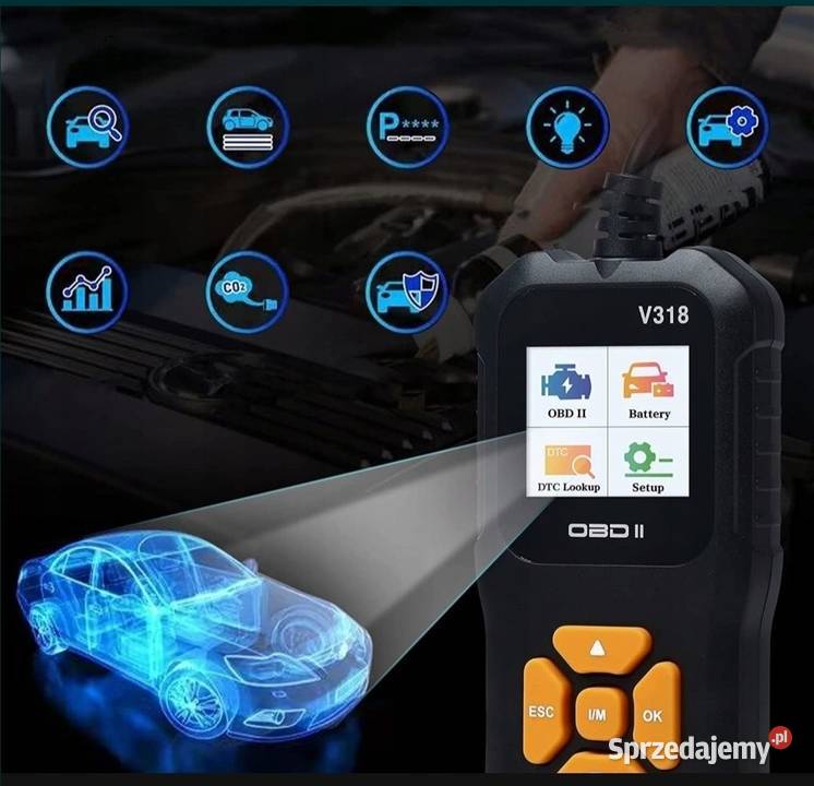 skaner diagnostyczny Car Diagnostic V318 Interfejsy diagnostyczne Interfejsy diagnostyczne Ruda Śląska