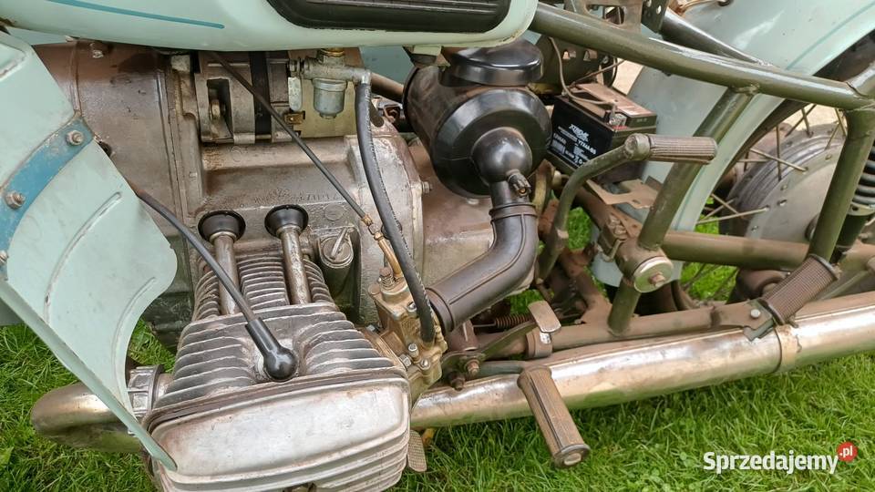 Dniepr MT z wózkiem bocznym stan oryginalny 51km lubelskie Annopol